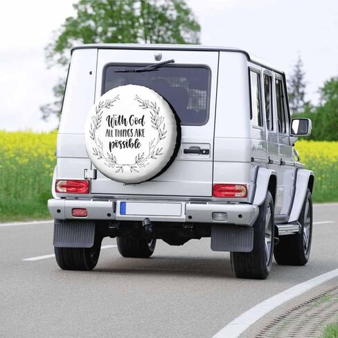 The White Horse Gallops Spare Tire Cover Running Hard Wheel Covers for RV Tires Camper Tire Case Protectors for Trailer Rv SUV Truck Travel Trailer 15 in in Saudi Arabia