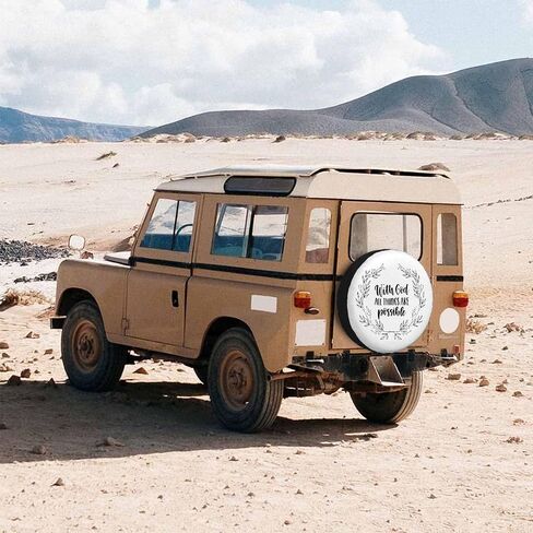 The White Horse Gallops Spare Tire Cover Running Hard Wheel Covers for RV Tires Camper Tire Case Protectors for Trailer Rv SUV Truck Travel Trailer 15 in in Saudi Arabia