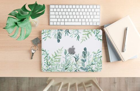 Case for MacBook Pro 15 inch (A1990/A1707, 2019-2016 Release), 3D Effect Matte Clear See Through Hard Cover & Keyboard Cover Compatible Mac Pro 15.4 with Touch Bar Touch ID - Garden Flowers in Saudi Arabia