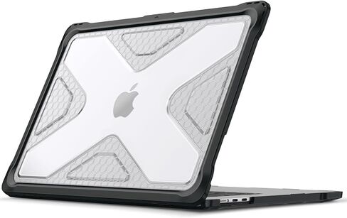 حافظة Fintie لجهاز MacBook Air 15 بوصة A3114 A2941 (إصدار 2023 2024) - غطاء حماية متين وشديد التحمل مع مصد TPU لجهاز MacBook Air 15.3 بوصة M2 M3 Chip مع Touch ID، شفاف in Saudi Arabia