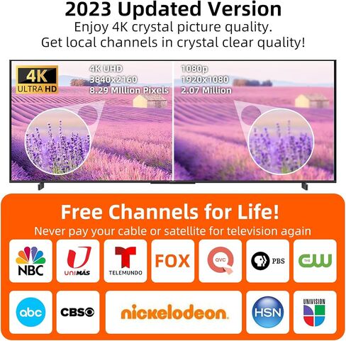 TV Antenna for Smart TV Indoor, Strong Magnetic Base Indoor TV Antenna for Easy Installation, Long Range Reception HD Antenna for TV Indoor 4k 1080P Channels in Saudi Arabia