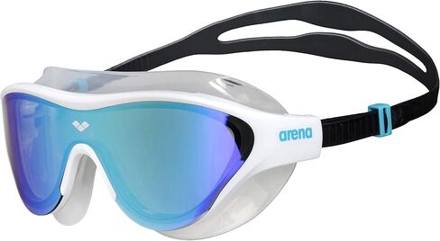ARENA Unisex Adult The One Swim Mask Fitness Swimming Goggles Men and Women Large Fit Polycarbonate Mirror/Non-Mirror Lens in Saudi Arabia