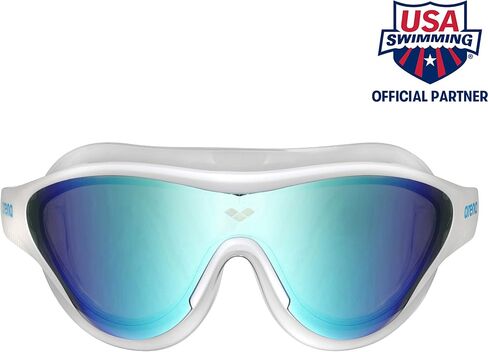 ARENA Unisex Adult The One Swim Mask Fitness Swimming Goggles Men and Women Large Fit Polycarbonate Mirror/Non-Mirror Lens in Saudi Arabia
