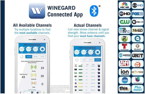هوائي Winegard HD7694P خارجي HDTV - طويل المدى 45+ ميل - عالي التردد VHF/UHF - جاهز بدقة 4K فائقة الدقة - قنوات محلية مجانية - متوافق مع تلفزيون NextGen in Kuwait