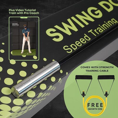 Swing Trainer, Golf Swing Speed Training System, Increase Club Head Speed, 3 Training Weights in One Club in Saudi Arabia