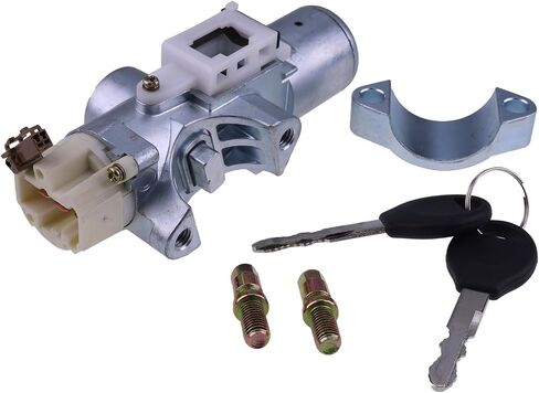 Ignition Lock Cylinder Switch W/Key US901 US804 US803 Compatible With 02-06 Sentra 99-04 Pathfinder 2004 Armada 99-04 Pathfinder A/T 00-02 Maxima D8700-6J326 D8700-6J325 in Saudi Arabia
