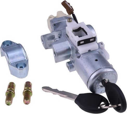 Ignition Lock Cylinder Switch W/Key US901 US804 US803 Compatible With 02-06 Sentra 99-04 Pathfinder 2004 Armada 99-04 Pathfinder A/T 00-02 Maxima D8700-6J326 D8700-6J325 in Saudi Arabia
