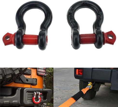 مكافحة الصدأ NRC & XRC 2 قطعة 1/2 "D حلقة ربط مقوس مسمار لولبي Clevis تزوير سحب 2 طن in Kuwait