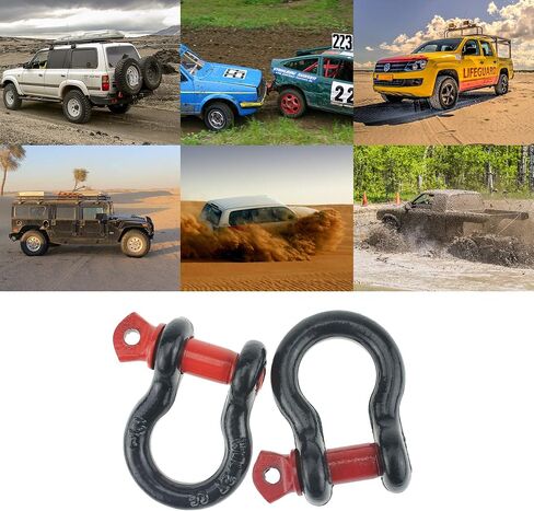 مكافحة الصدأ NRC & XRC 2 قطعة 1/2 "D حلقة ربط مقوس مسمار لولبي Clevis تزوير سحب 2 طن in Kuwait