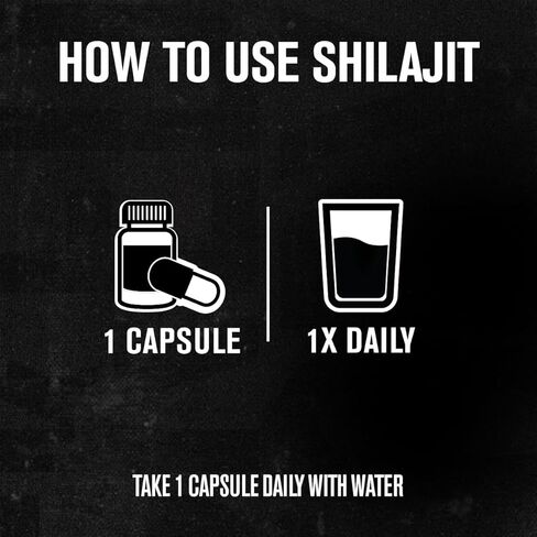 Jacked Factory Essentials Shilajit - Primavie Shilajit للرجال لتعزيز الطاقة ودعم الحيوية والعافية - 60 كبسولة نباتية in Kuwait