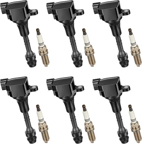 UF-549 Ignition Coil Pack and 9029 Iridium Spark Plugs Compatible with Nissan Altima Cube Rogue Sentra Versa, Infiniti QX60 Q70 FX50 M56, Replaces for C1696 UF549 5C1753, Set of 4 in Saudi Arabia