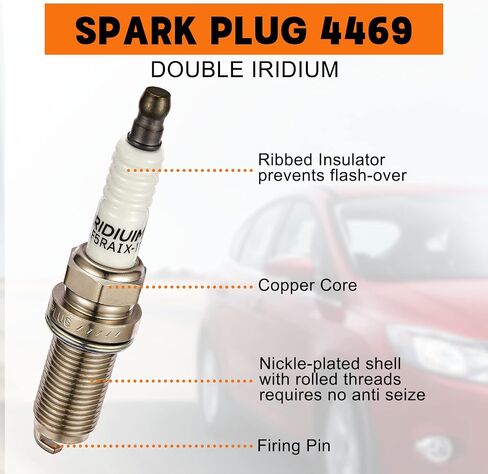 UF-549 Ignition Coil Pack and 9029 Iridium Spark Plugs Compatible with Nissan Altima Cube Rogue Sentra Versa, Infiniti QX60 Q70 FX50 M56, Replaces for C1696 UF549 5C1753, Set of 4 in Saudi Arabia