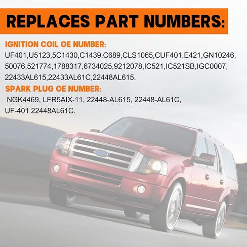 UF-549 Ignition Coil Pack and 9029 Iridium Spark Plugs Compatible with Nissan Altima Cube Rogue Sentra Versa, Infiniti QX60 Q70 FX50 M56, Replaces for C1696 UF549 5C1753, Set of 4 in Saudi Arabia