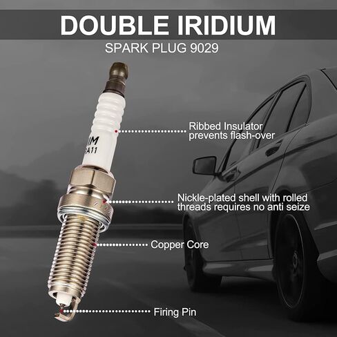 UF-549 Ignition Coil Pack and 9029 Iridium Spark Plugs Compatible with Nissan Altima Cube Rogue Sentra Versa, Infiniti QX60 Q70 FX50 M56, Replaces for C1696 UF549 5C1753, Set of 4 in Saudi Arabia