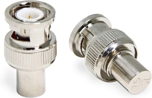 BNC 75 Ohm Terminator، 5-Pack BNC ذكر التوصيل محول كابل محوري موصل in Kuwait
