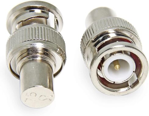 BNC 75 Ohm Terminator، 5-Pack BNC ذكر التوصيل محول كابل محوري موصل in Kuwait