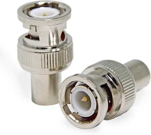 BNC 75 Ohm Terminator، 5-Pack BNC ذكر التوصيل محول كابل محوري موصل in Kuwait