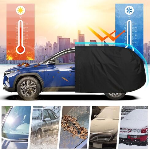 Custom Fit for Volkswagen Beetle Bug 2-Door 1960-1980 Sedan Car Cover Waterproof Heavy Duty All-Weather Protection with Door Zipper & Storage Bag in Kuwait