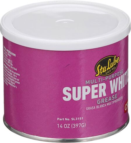 Sta-Lube شحم ليثيوم أبيض متعدد الأغراض SL3150-14 أونصة. خرطوشة، شحم متين ومتعدد الأغراض in Saudi Arabia