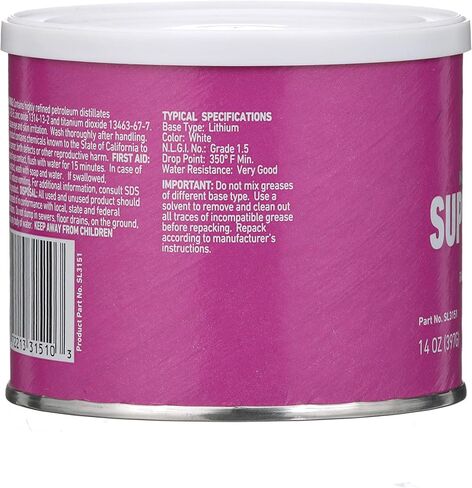 Sta-Lube شحم ليثيوم أبيض متعدد الأغراض SL3150-14 أونصة. خرطوشة، شحم متين ومتعدد الأغراض in Saudi Arabia