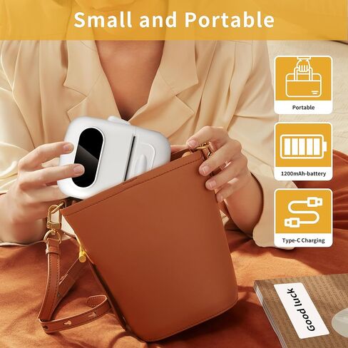 Label Maker, P50 Barcode Label Maker 2 inch Portable Thermal Bluetooth Label Printer for Home Office Small Business Clothes Address Mini Label Maker Machine Compatible with Phones &PC(With 1 Label) in Kuwait