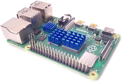 Easycargo 20 قطعة مجموعة مشتت حرارة Raspberry Pi من الألومنيوم + النحاس + شريط لاصق حراري لتبريد مبرد Raspberry Pi 5 4 3B+ 3 (20 قطعة متعددة الألوان) in Saudi Arabia