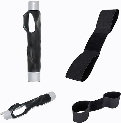 مدرب قبضة الجولف، حزام ذراع تصحيح التأرجح، تحسين وضع اليد، أدوات تدريب تأرجح الجولف باللون الأسود in Kuwait