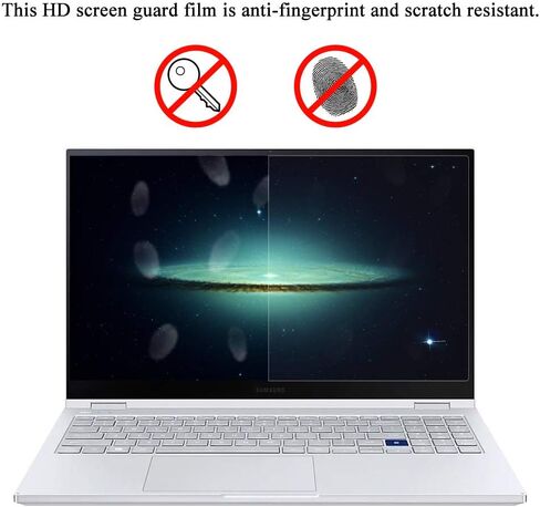 [3 Pack Clear Screen Protector for 15.6" Samsung Galaxy Book Pro 360 / Book Flex/Book Ion/Chromebook 4+ Series 15.6 Inches with 16:9 Aspect Ratio Laptop Anti Scratch Film (HD) in Kuwait