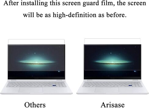 [3 Pack Clear Screen Protector for 15.6" Samsung Galaxy Book Pro 360 / Book Flex/Book Ion/Chromebook 4+ Series 15.6 Inches with 16:9 Aspect Ratio Laptop Anti Scratch Film (HD) in Kuwait