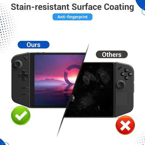2 Pack Screen Protector Tempered Glass for Lenovo Legion Go Gaming Handheld, Improved Design Edges without Gaps, 9H Scratch Resistant in Saudi Arabia