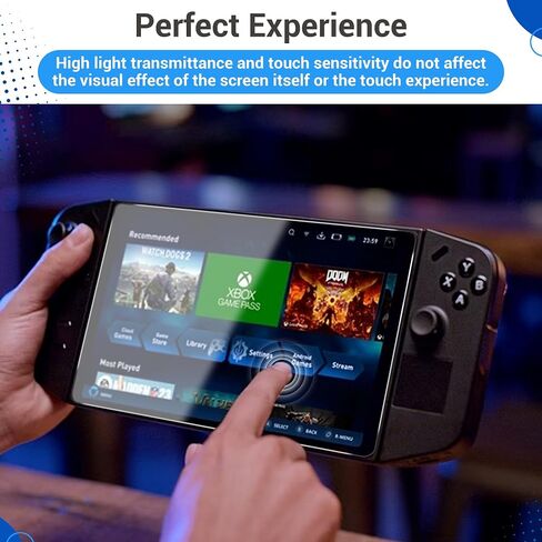 2 Pack Screen Protector Tempered Glass for Lenovo Legion Go Gaming Handheld, Improved Design Edges without Gaps, 9H Scratch Resistant in Saudi Arabia