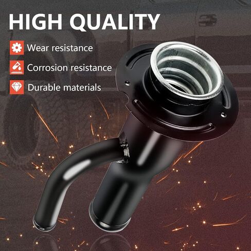 Fuel Tank Filler Neck Pipe Compatible with Ford F350 F450 F550 Super Duty 6.0L Diesel 2005-2007 to Replace 577-306 4C3Z9034C 8C3Z9034L F81Z9034SA F81Z9034SB YC3Z9034LA in Saudi Arabia
