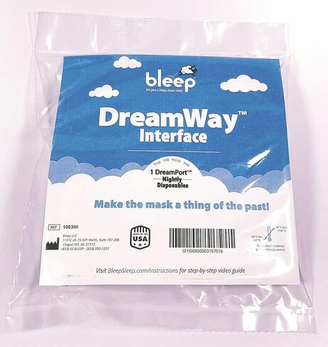 Dreamports (32 Count Box)- Mask Replacement | 16 Night Pack | Breath Easier | Mask-FreeSolution | Made in the USA in Saudi Arabia