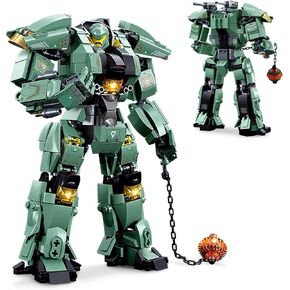 Transforming Robot Mech Building Block Sets, Compatible with Lego Mech, Destroy Warrior City Soldier Mech Model Action Mech Model Building Kit, Cool Creative Robots Toys Gift for Teens Boys, 542 PCS