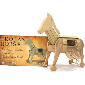 Pathfinders STEM kit Trojan Horse Medieval Weapons Science Kits for Kids Age 8-10 10-14 | stem Kits for Kids Age 12-14 Physics Toys | Engineering kit | Learning Resource