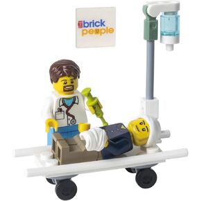LEGO City: Doctor and Patient with Stretcher Bed and IV