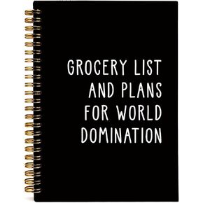 Funny Notebooks Journal, Sarcastic Notebooks for Work, Funny Office Gifts for Coworkers, Funny Notebooks for Work, Office Humor Gifts, Black Hardcover Spiral Notebook 5.5x8.3 Inch