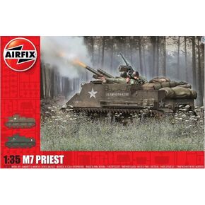 Airfix M7 Priest 1:35 WWII Military Tank Armor Plastic Model Kit A1368