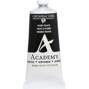 Grumbacher Academy Acrylic, 90-ml, Warm Gray