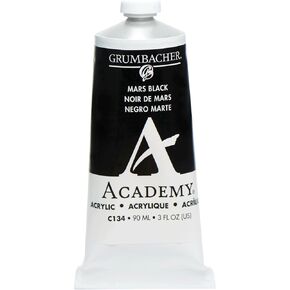 أكاديمية Grumbacher Acrylic ، 90 مل ، رمادي دافئ