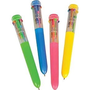 Rhode Island Novelty 6.25 Inch Color Shuttle Pen, One Pen
