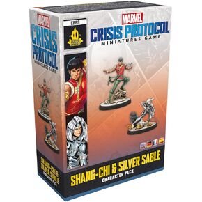 Atomic Mass Games Marvel: Crisis Protocol Shang-Chi & Silver Sable Character Pack - Unleash Martial Arts Mastery! Tabletop Superhero Game, Ages 14+, 2 Players, 90 Minute Playtime, Made