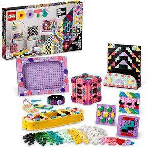 LEGO DOTS Designer Toolkit 10 in 1 Patterns Building Toy 41961 Arts and Craft Set for Creative Kids, Design Patches, Photo Frame, Pencil Holder, and More. 860+ Tiles. Gift Idea for Boys Girls Age 8+