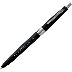 Skilcraft 7520013861604 قلم نقطة الكرة المعاد تدويره ، متوسط ​​نقطة ، حبر أسود ، 12 عبوة