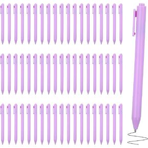 60 Pcs Ballpoint Pens Bulk, 1.0 mm Retractable Rollerball Pen, Cute Pink Click Medium Point Pens Aesthetic for Office Teacher Student Baby Shower (Pink)