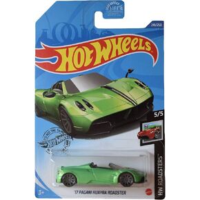 Hot Wheels '17 Pagani Huayra Roadster, [Green] 241/250 Roadsters 5/5