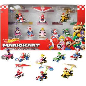 DieCast Hotwheels Mario Kart Cars 8 Pack [Collector Set]