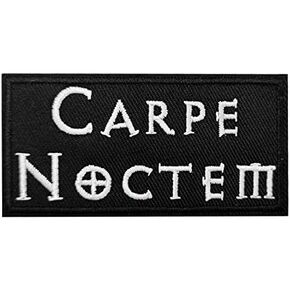 Cute-Patch Carpe Noctem Embroidered Iron on Patch