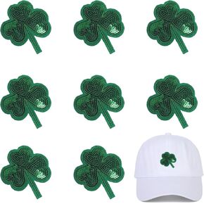 Totelux St Patricks Day Shamrock Iron on Patches Green Clover Patches Patches equins sele on the seftions for comple