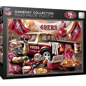 MasterPieces - 1000 Piece Jigsaw Puzzle, NFL San Francisco 49ers, Fun for Adults and Family, Non-Glare Finish, 19.25"x26.75"